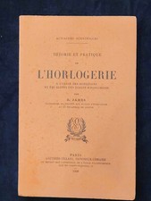 Rare livre ancien:  THEORIE ET