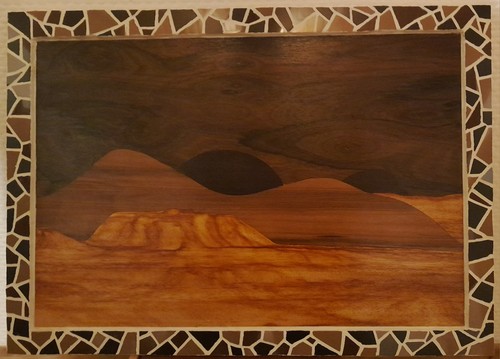 Tableau art marqueterie - tableau, d’art
