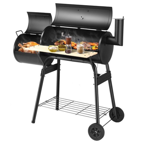 Barbecue charbon bois - bois, caisse