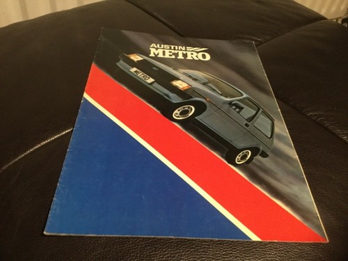 Brochure voiture métro - métro, austin