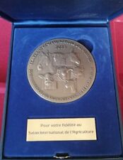 Rare Médaille 73mm 2013 concours général agricole des animaux 50e anniversaire 