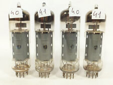 one matched quad EL84 6BQ5, bq code, Philips made, for audio amplifier
