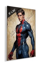 Spiderman de profil dans son