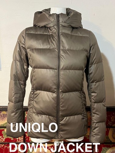 Doudoune uniqlo parka grise - doudoune,