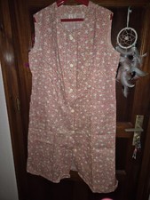 Robe blouse  vintage boutonné neuve Année 60 Taille 50