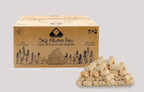 Laine bois allume feu - allume,