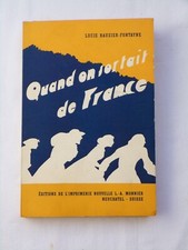 Quand on sortait de France -