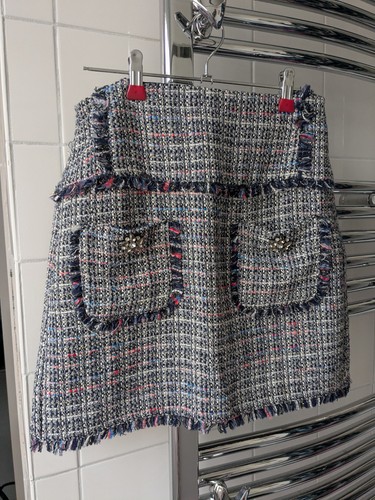 Jupe zara tweed - zara, s