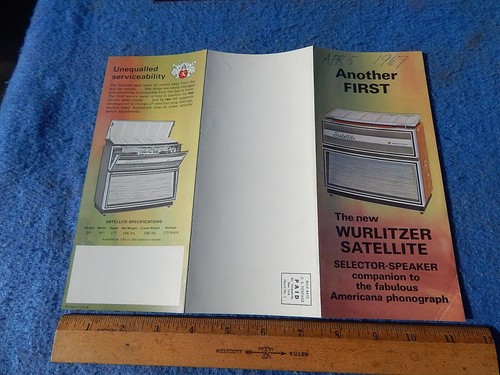 Wurlitzer 3100 3110 americana - wurlitzer,