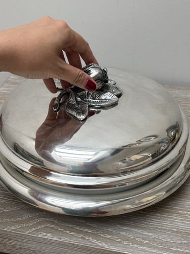 Large italian silver plated - italian, silver-plated