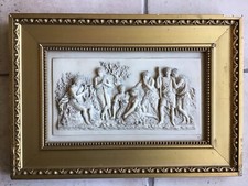 Bas Relief C.F.Becker Scène Mythologique Grande Dimension