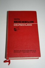 Michelin Guide to Deutschland Bundesrepublik und W-Berlin Tourist Map Book 1973