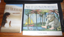 3 LIVRE MAURICE SENDAK MAX ET LES MAXIMONSTRES + L'ILE AUX MONSTRES DAVE EGGERS
