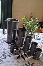 Lot de 7 anciennes mesures en