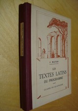 J. Maton Les textes latins du