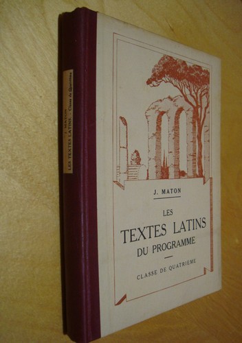 Maton les textes latins - j.,