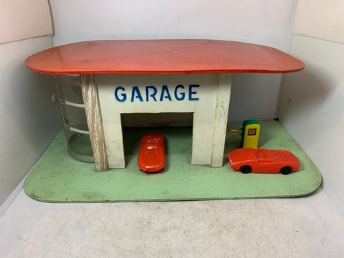 Ancien jouet garage bois - jouet, en