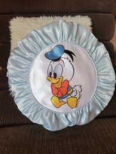 PETIT COUSSIN ROND VINTAGE WALT DISNEY DONALD BÉBÉ SOIE