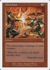 RUSH ENGLISH Septième Edition - Pyroclasm [EX/NM] MTG magic 7ED