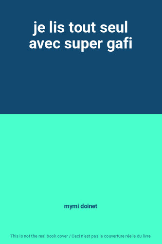 Lis tout seul avec - je,