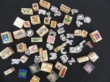 63  ANCIENS TAMPONS ENCREURS ECOLE SERIE DIVERSES