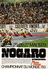 Publicité Championnat du Monde 750 NOGARO 1979 MICHELIN M38S Advertising #00242