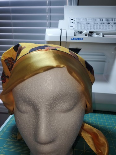 Satin lined bonnet - satin,