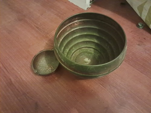 Cache pot cuivre lecellier - cache,
