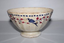 Ancien bol à facettes en