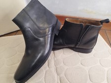 Bottines Clarks Tilden Zip 2 en Cuir Noir Taille 42,5 - Neuves