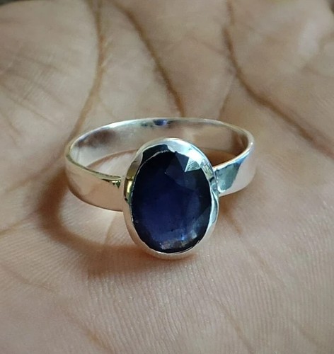 Bague saphir bleu bracelet - , en