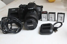 Superbe Canon EOS 1300D  avec son Canon EF-S 18-55mm stabilisé + 3 batteries