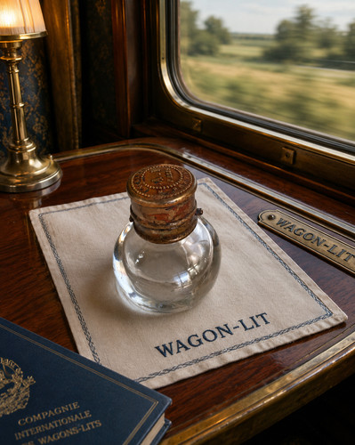 Ancien encrier voyage - ancien,