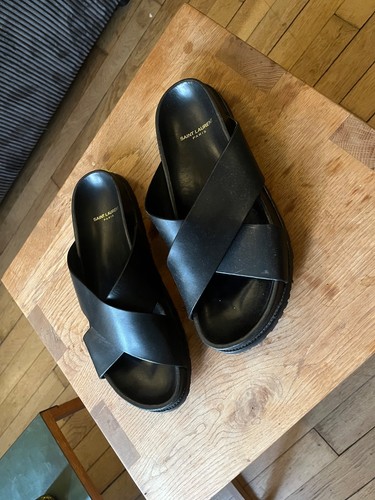 Sandales cuir homme yves saint - homme,