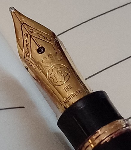 Stylo plume 18k mont blanc - stylo,