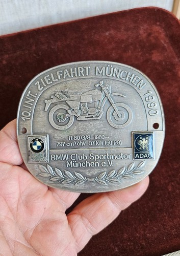 Vintage enamel moto - enamel,