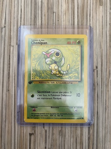 Carte pokémon chenipan - pokémon, 1ère