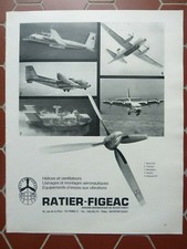 6/1969 PUB RATIER FIGEAC HELICE PROPELLER NAVIPLANE BREGUET TRANSALL FRENCH AD