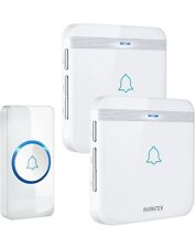 AVANTEK Sonnette sans Fil, Bouton de Sonnette, Carillon de Porte étanche D-3W