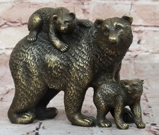 Signée original ours famille - signée,
