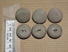 6 26mm Grey Fabric Covered