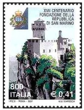 Timbre Châteaux Italie 2506