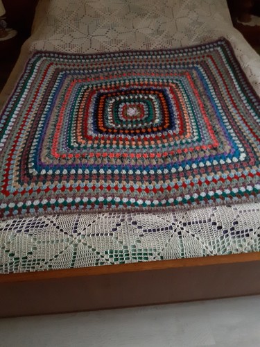 Plaid vintage crochet en - au,