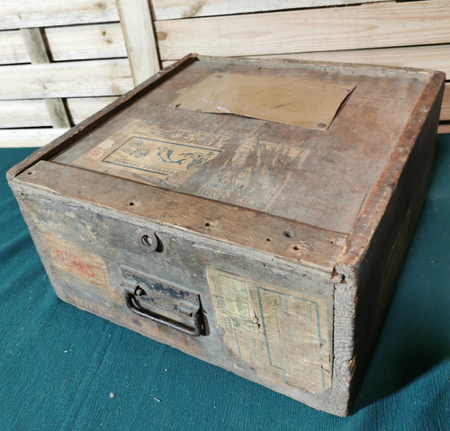 Ancienne boîte caisse - boîte,