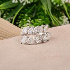 Bague Bypass En Diamant