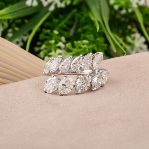 Bague bypass diamant - bague, en