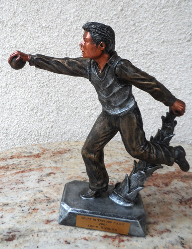 Trophée boule petanque fscf - trophée,