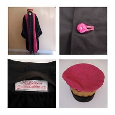 Costume robe chapeau coiffe fait main Université Magistrature F. GERIN N4091
