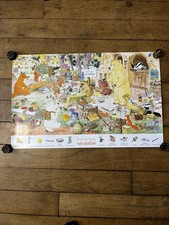 Affiche Calinours  l'école