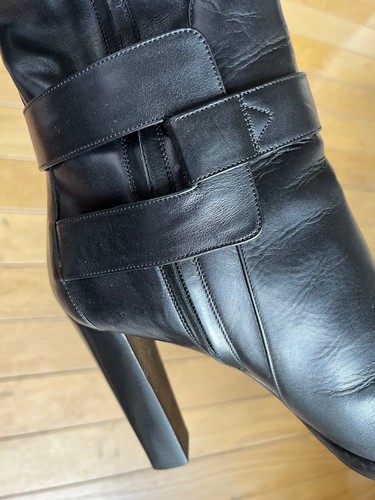 Bottes hermès couleur noir - hermès,,